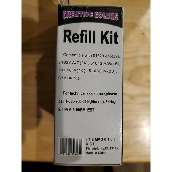 Creative Colors Refill Kit Black - Picture 2 of 4